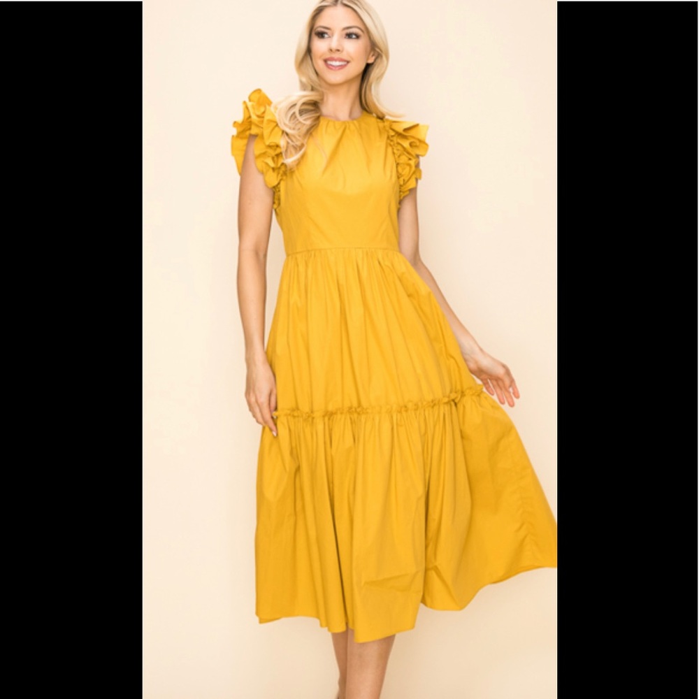Golden Poppy Dress